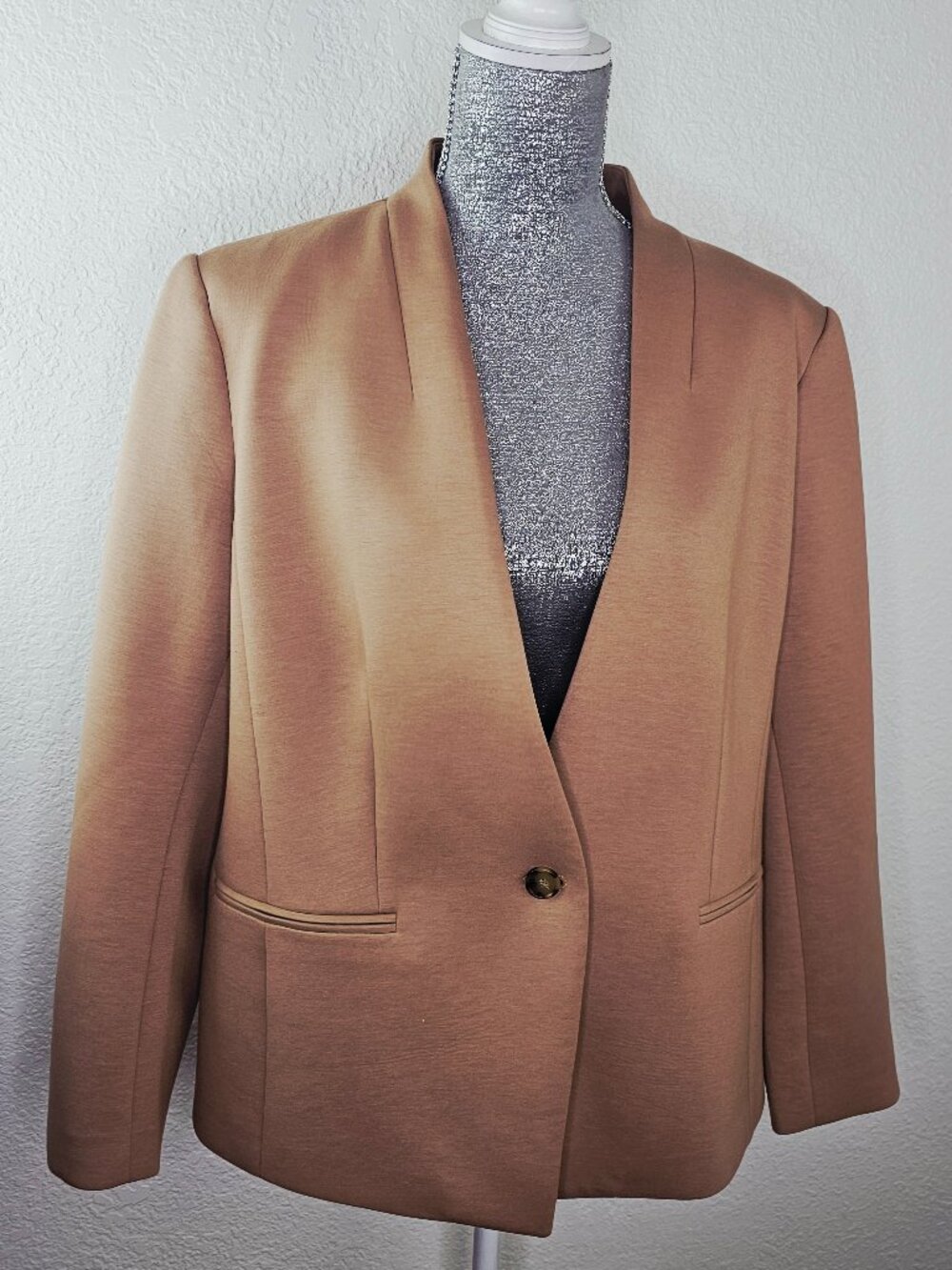 Ann Taylor Camel Blazer  Size 16